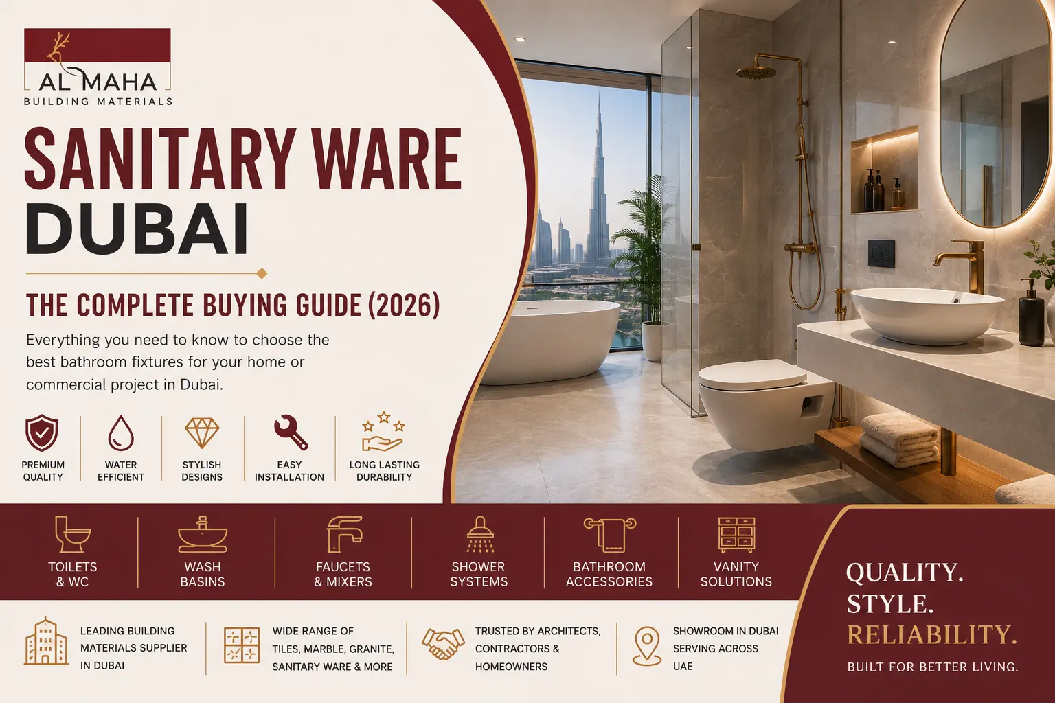 Sanitary Ware Dubai: The Complete Buying Guide (2026)